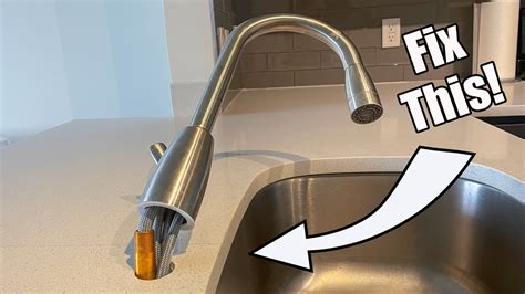 Fix loose handle on moen kitchen faucet